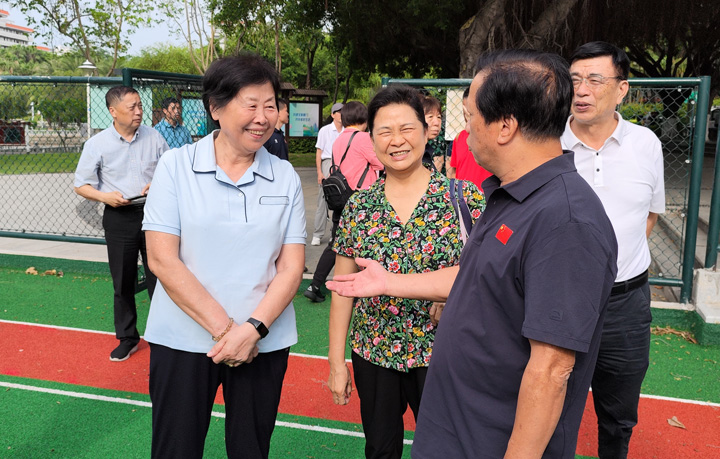 省老体协开展康乐家园示范点创建工作调研